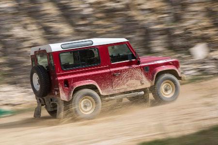 Land Rover Defender 90 TD4 SW, Seitenansicht