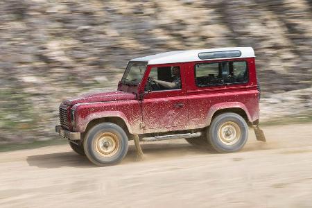 Land Rover Defender 90 TD4 SW, Seitenansicht