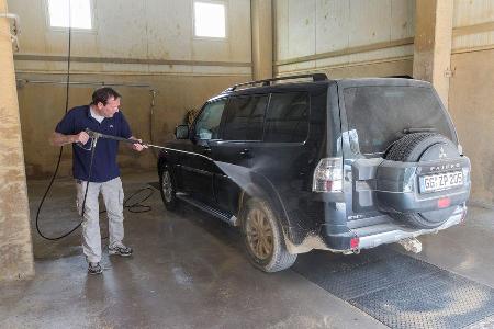 Mitsubishi Pajero 3.2 Di-D, Abspritzen