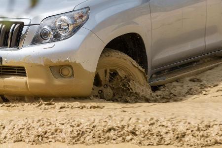 Toyota Landcruiser 3.0 D-4D, Rad, Felge, Wasserdurchfahrt