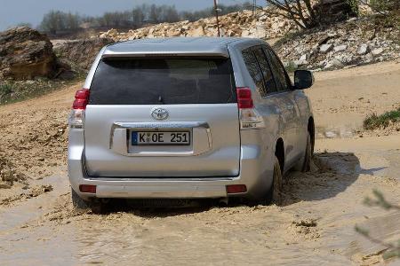 Toyota Landcruiser 3.0 D-4D, Heckansicht