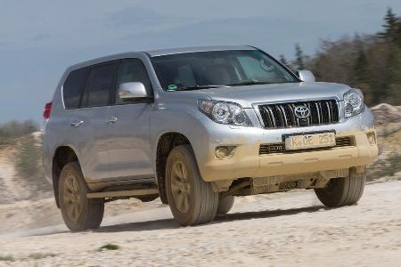 Toyota Landcruiser 3.0 D-4D, Frontansicht