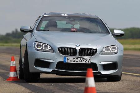 BMW M6 Gran Coup, Frontansicht, Slalom
