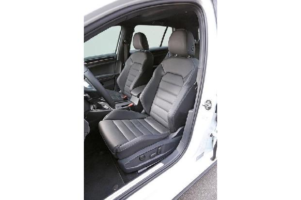 VW Golf GTD, Fahrersitz