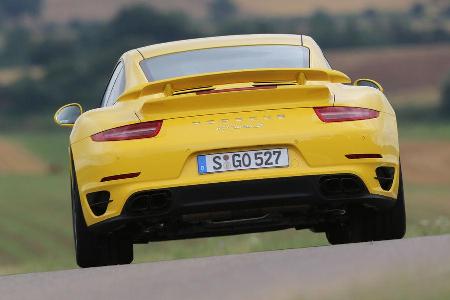 Porsche 911 Turbo S, Heckansicht