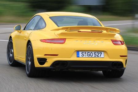 Porsche 911 Turbo S, Heckansicht