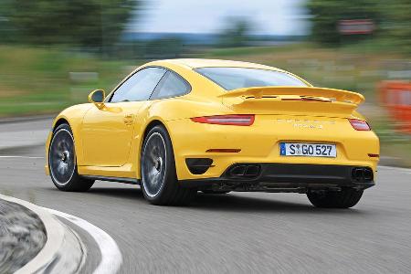 Porsche 911 Turbo S, Heckansicht