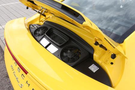 Porsche 911 Turbo S, Motorraum
