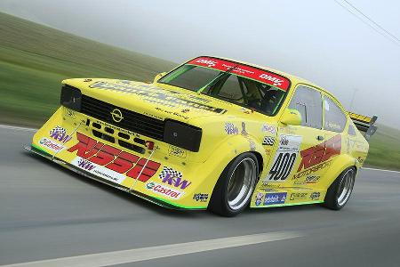 Die Optik des Tracktest-Kandidaten täuscht nicht: Wir fahren ein Opel Kadett C Coupé mit Rennsport-Genen.
