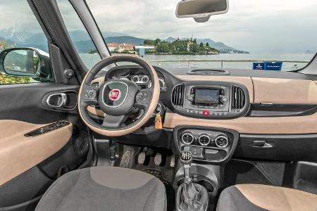 Fiat 500L Living, Cockpit, Innenraum