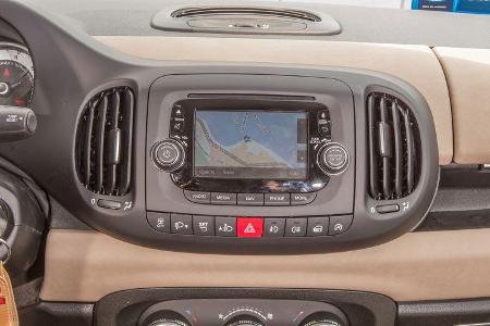 Fiat 500L Living, Mittelkonsole, Schalthebel