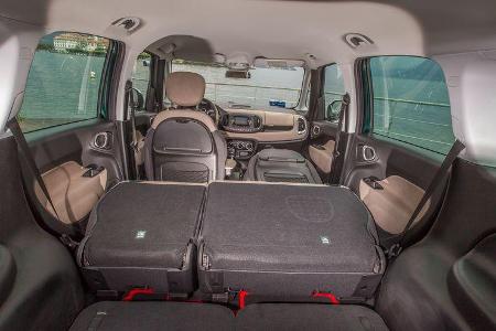 Fiat 500L Living, Laderaum, Ladefläche