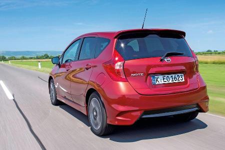 Nissan Note, Heckansicht