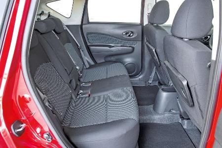 Nissan Note, Fondsitze