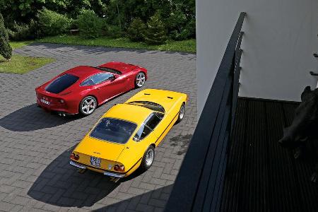 Ferrari 365 GTB/4, Ferrari F12 Berlinetta, Draufsicht