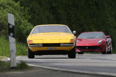 Ferrari 365 GTB/4, Ferrari F12 Berlinetta, Frontansicht