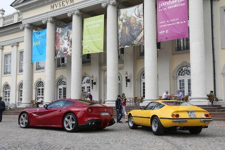 Ferrari 365 GTB/4, Ferrari F12 Berlinetta, Heckansicht