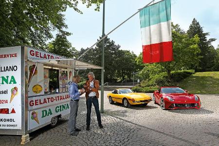 Ferrari 365 GTB/4, Ferrari F12 Berlinetta, Frontansicht