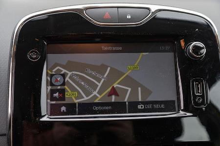 Renault Clio 1.2 16V 75, Navi, Bildschirm