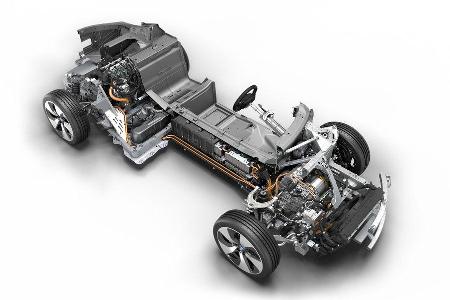 BMW i8, Fahrgestell, Grafik