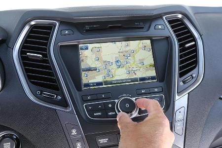 Hyundai Santa Fe 2.0 CRDi 2WD, Navi, Mittelkonsole