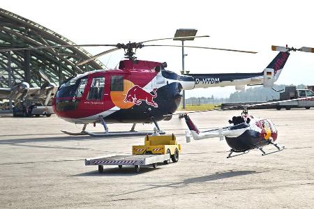 MBB Bo 105 - Helikopter - Red Bull