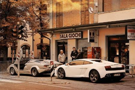 Lamborghini Countach, Lamboghini Gallardo LP 550-2, Seitenansicht