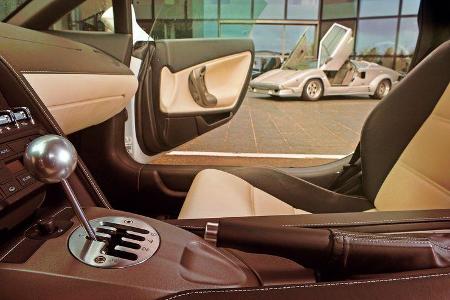 Lamborghini Countach, Lamboghini Gallardo LP 550-2, , Seitenansicht, Schalthebel