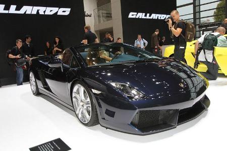 Lamborghini Gallardo LP550-2 Spyder, Messe, Autosalon Paris 2012