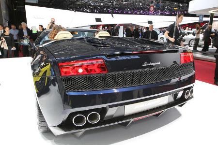 Lamborghini Gallardo LP550-2 Spyder, Messe, Autosalon Paris 2012