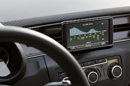 VW XL1, Einliter-Auto, Touchscreen, Bildschirm
