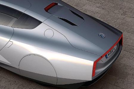 VW XL1, Einliter-Auto, Heck, Radabdeckung