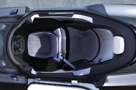 VW Einliter-Auto, VW L1, Innenraum, Cockpit, Sitze