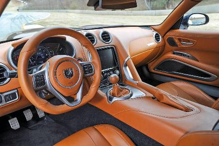 SRT Viper GTS, Cockpit, Innenraum
