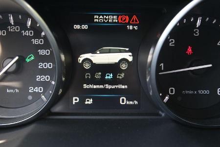 Range Rover Evoque 2.2 SD4 Dynamic, Display, Rundinstrumente