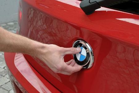 BMW Einser, Emblem, Kofferraumöffner