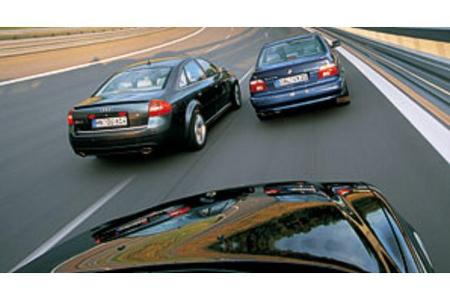 Audi RS 6, BMW M5 und Alpina B10&nbsp;S