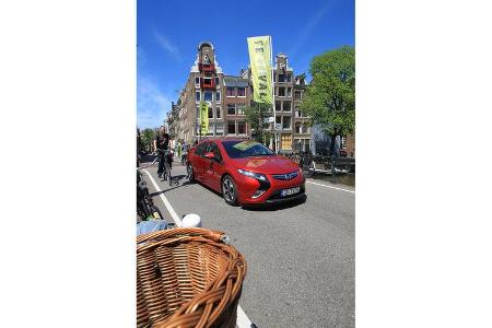 Opel Ampera, Frontansicht, Stadtfahrt