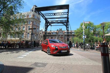 Opel Ampera, Frontansicht, Stadtfahrt