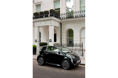 Aston Martin Cygnet, Seitenansicht, Stand