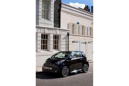 Aston Martin Cygnet, Seitenansicht, Stand