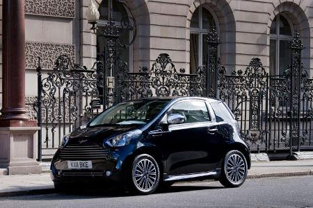 Aston Martin Cygnet, Seitenansicht, Stand