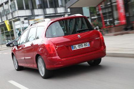 Peugeot 308 SW 155 THP, Rckansicht, Heck