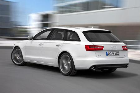 Audi A6 Avant, Seitenansicht, Kurve
