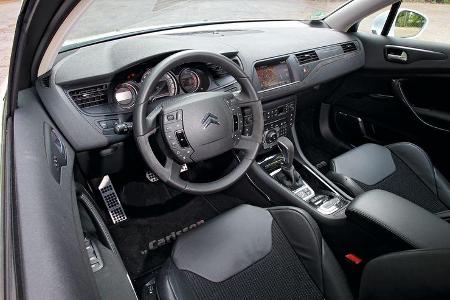 Citroen C5 HDi 200 Tourer by Carlsson, Cockpit, Lenkrad