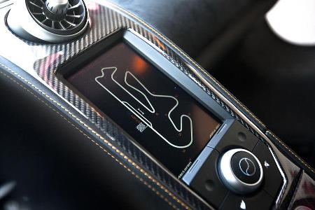 McLaren MP4-12C, Innenraum, Cockpit, Rennstrecken-Display