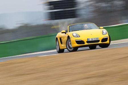 Porsche Boxster, Frontansicht, Driften