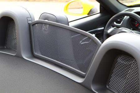 Porsche Boxster, Windschutz
