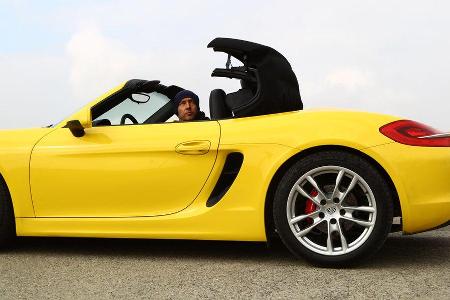 Porsche Boxster, Cabrio, Dach ffnet