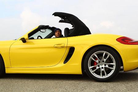 Porsche Boxster, Cabrio, Dach ffnet